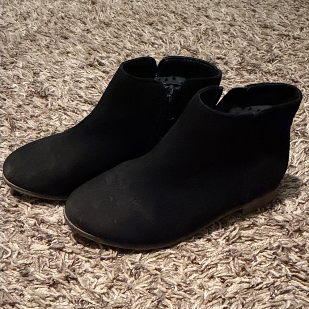 Girls Black Ankle Boots
